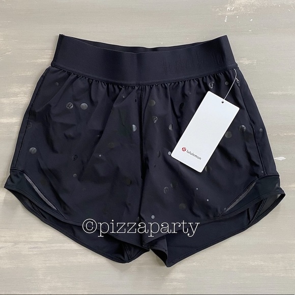 lululemon athletica Pants - Lululemon Hotty Hot Shorts High Rise Logo Black